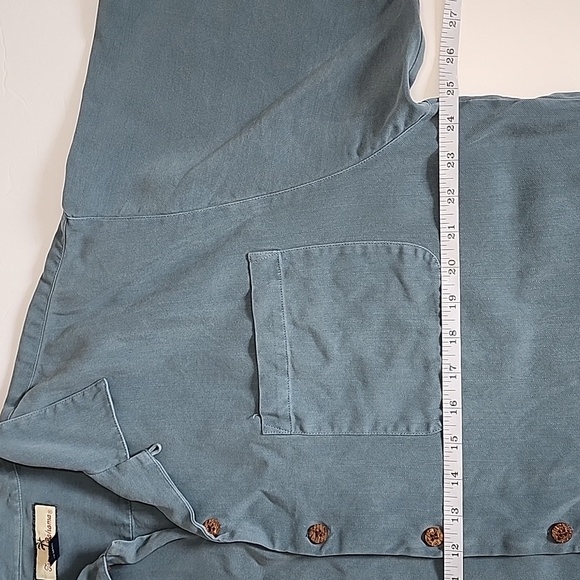 Tommy bahama 100% silk button down shirt/ XL - Picture 6 of 10